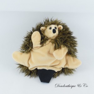 Igel Marionette Plüsch HANDPUPPEN Beleduc brauner Handschuh 20 cm