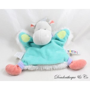 Nilpferd Puppe Kuscheltier DOUDOU ET COMPAGNIE Tropi'Cool DC3322 25 cm