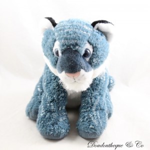 Peluche tigre WILD REPUBLIC argento blu metallizzato 30 cm