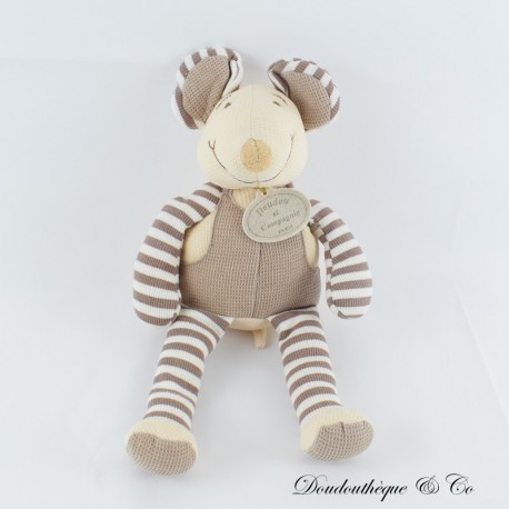 Mausplüsch DOUDOU ET COMPAGNIE Nature beige 30 cm Mausplüsch DOUDOU ET COMPAGNIE Nature beige 30 cm