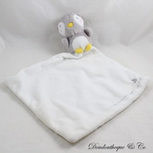 Peluche pañuelo de búho SERGENT MAJOR My first Major blanco gris 41cm