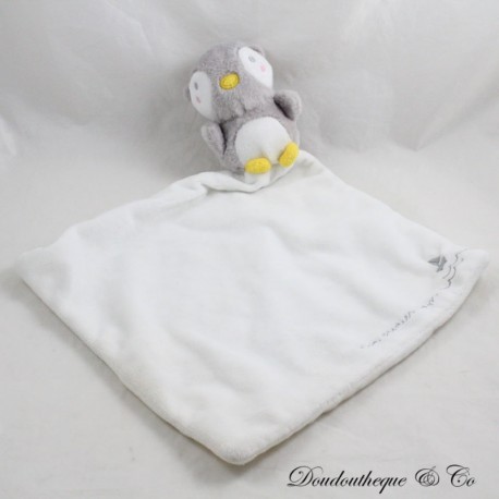 Eule Einstecktuch Kuscheltier SERGENT MAJOR Mein erster Major weiß grau 41cm Eule Einstecktuch Kuscheltier SERGENT MAJOR Mein erster Major weiß grau 41cm