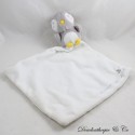 Eule Einstecktuch Kuscheltier SERGENT MAJOR Mein erster Major weiß grau 41cm