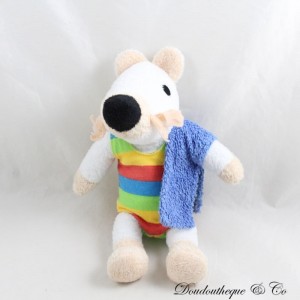 Plüsch Mimi die Maus CROCODILE CREEK Regenbogen Jersey und Handtuch Maisy Lucy Cousins 20 cm