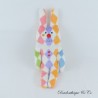 CRAFTHOLIC multicoloured rabbit plush with white collar and heart 42 cm