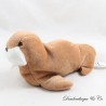 Morsa de peluche vintage SUPER TOYS marrón Supertoys Simba Toys ojos de plástico 21 cm