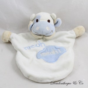 Kuhpuppe Kuscheltier CMP Erwachen und Zärtlichkeit blau weiß muh muh 22 cm