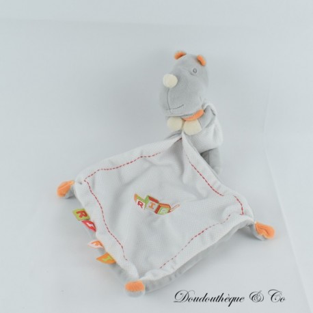 Nilpferd Einstecktuch Kuscheltier SIMBA TOYS Einstecktuch weiß und grau Würfel lachen 30 cm Nilpferd Einstecktuch Kuscheltier SIMBA TOYS Einstecktuch weiß und grau Würfel lachen 30 cm