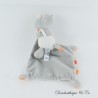 Nilpferd Einstecktuch Kuscheltier SIMBA TOYS Einstecktuch weiß und grau Würfel lachen 30 cm