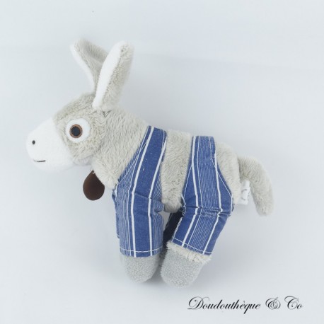 Esel-Plüschtier L'ANE EN CULOTTE L'Ile de Ré grau und blau 18 cm Esel-Plüschtier L'ANE EN CULOTTE L'Ile de Ré grau und blau 18 cm