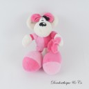 DIDDL Diddlina Depesche rosa weiße Maus Plüschtier mit rosa Einstecktuch 17 cm