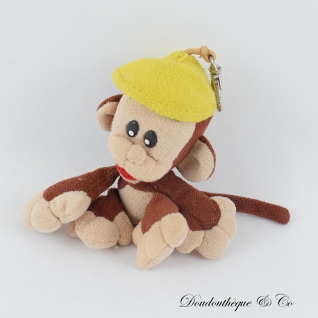 Affe Plüsch Schlüsselanhänger KINDER MAXI GIOCATOLLI SICURI Jahrgang 2008 10 cm Affe Plüsch Schlüsselanhänger KINDER MAXI GIOCATOLLI SICURI Jahrgang 2008 10 cm