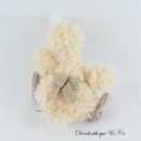 Ausgestopftes Huhn oder Gans BUKOWSKI Schürze beige langes Haar 20 cm