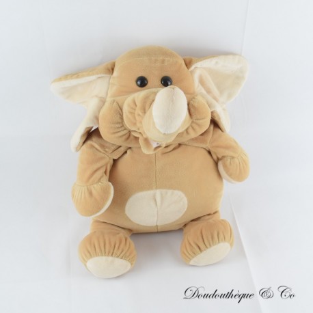 Vintage Elefant Teddybär Plüsch Braun 47 cm