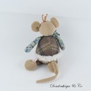 TRUDI Folky Maus Plüsch Blumenstoffe & Plaid 23 cm