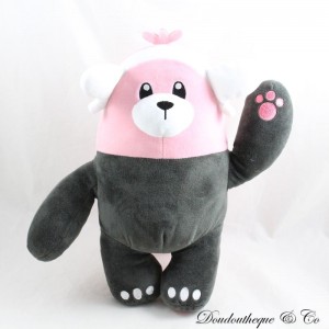 Pokémon Chelours BANDAÏ rosa und schwarz Bewear Plüsch der siebten Generation 26 cm
