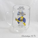 Homer SIMPSONS Bierkrug Achtung: guter Abstieg Bier Klarglas 13 cm