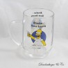 Homer SIMPSONS Bierkrug Achtung: guter Abstieg Bier Klarglas 13 cm