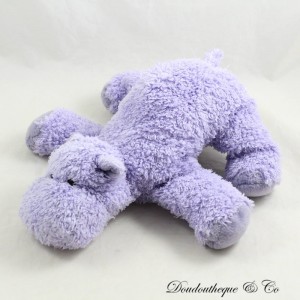 Lila GUND Nilpferd Plüsch Längliches lockiges Haar 24 cm
