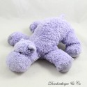 Lila GUND Nilpferd Plüsch Längliches lockiges Haar 24 cm