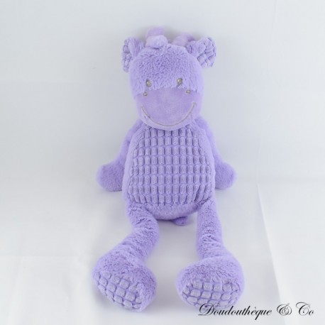 Lila GIRAFFE Plüsch NICOTOY Prägemuster 43 cm Lila GIRAFFE Plüsch NICOTOY Prägemuster 43 cm