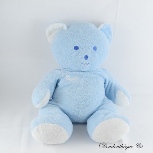 Mustela MUSTI Bär Plüschtier blau und weiß Musti Stickerei 50 cm