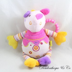 Rhinoceros Klang Plüsch MARE MAMA Artesania pink