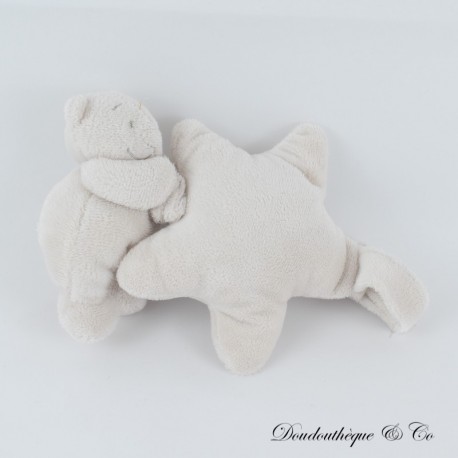 NOUKIE'S Musical Bear Nouky Plüsch Creme Weiß Stern Pulver 20 cm NOUKIE'S Musical Bear Nouky Plüsch Creme Weiß Stern Pulver 20 cm