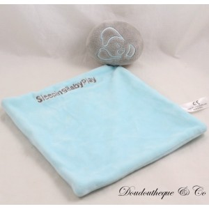 SLEEPING BABY PLAY Decke blau
