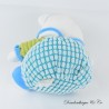 MES PETITS CAILLOUX Cmp Bär Plüsch Blau Sitzend 20 cm