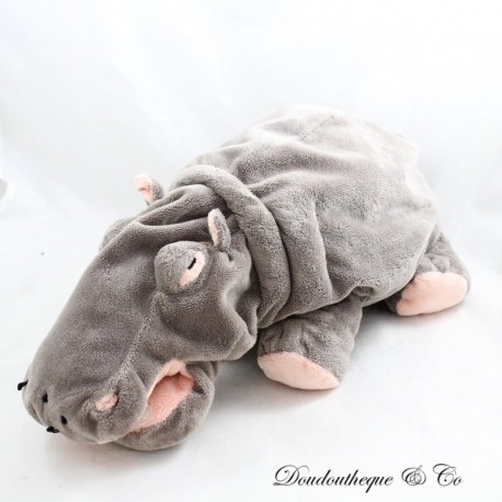 IKEA kapplar Hippo Plüsch Grau und Rosa 45 cm IKEA kapplar Hippo Plüsch Grau und Rosa 45 cm