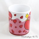 Große XXL Snoopy & Woodstock PEANUTS Herz Tasse