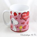 Große XXL Snoopy & Woodstock PEANUTS Herz Tasse