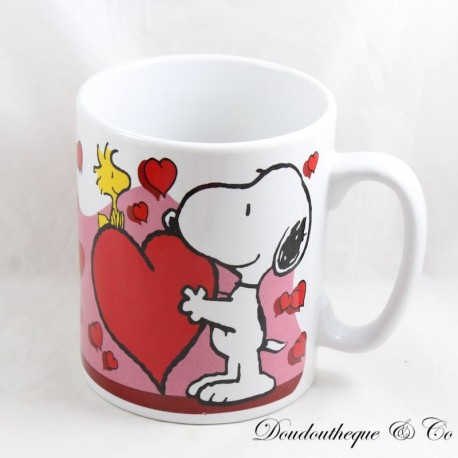 Große XXL Snoopy & Woodstock PEANUTS Herz Tasse Große XXL Snoopy & Woodstock PEANUTS Herz Tasse