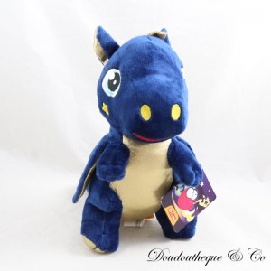 Blauer FIZZY Drachenplüsch