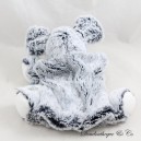BABY NAT' Les flocons grau-weiß meliertes Maus-Kuscheltier BN054