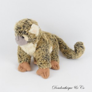 NATURE PLANET Monkey Kuscheltier Marmoset beige braun 20 cm