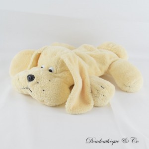 Maxita Mureaux Frankreich Länglicher Hund Plüsch Beige Material Frottee Vintage 35 cm