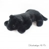 Oso de peluche pantera negra STORY ojos amarillos 35 cm