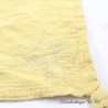 VERTBAUDET quadratisches Pucktuch Kuscheltier senfgelbes Blatt 4 Knoten 30 cm