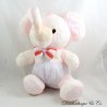 Vintage Puffalump Stil Puffalump Fallschirm Leinwand Rosa Polka Dot Gestreifte Schleife Plüsch 36 cm
