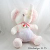 Vintage Puffalump Stil Puffalump Fallschirm Leinwand Rosa Polka Dot Gestreifte Schleife Plüsch 36 cm