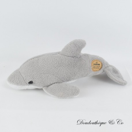 Dolphin plush toy PARC ASTERIX grey white 23 cm Dolphin plush toy PARC ASTERIX grey white 23 cm