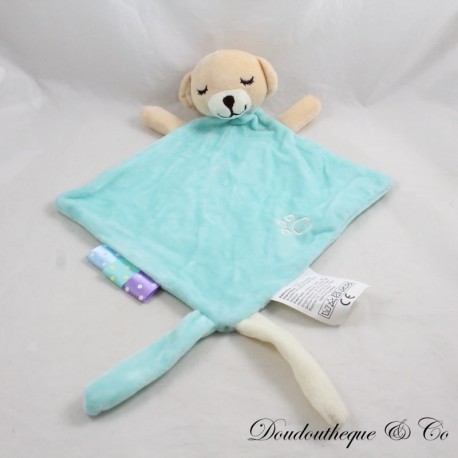 BELGAL TRADE blau-beige Bär flaches Kuscheltier BELGAL TRADE blau-beige Bär flaches Kuscheltier