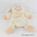 ETAM Hase Plüsch Pyjama Kuscheltier beige Wärmflasche 46 cm