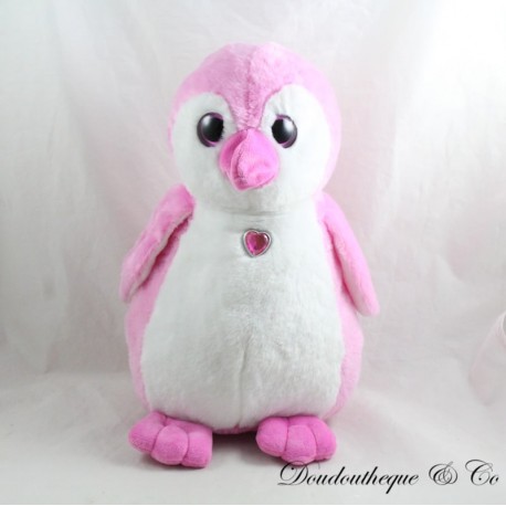 Pinguin Plüsch PETJES WORLD Pink Große Augen Pinguin Plüsch PETJES WORLD Pink Große Augen
