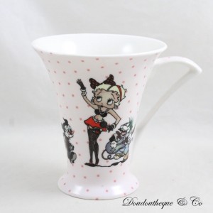 Betty Boop ausgestellter Becher mit Katze Bimbo und Hund Pudgy Becher 13cm
