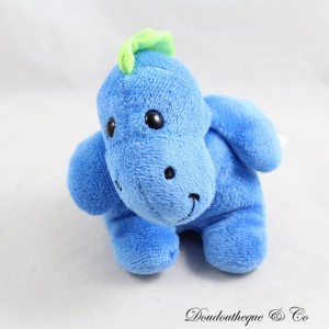 PRIMARK Mini Dinosaurier Plüschtier Blau Glänzend Grün Wappen 13 cm