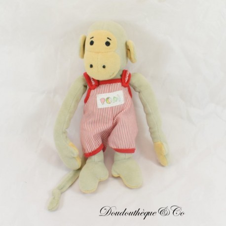 Popi AJENA Teddybär Rot Gestreiftes Lätzchen Plüsch 25 cm Popi AJENA Teddybär Rot Gestreiftes Lätzchen Plüsch 25 cm
