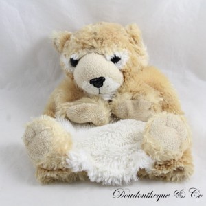 Löwenpuppe Kuscheltier CRÉATIONS DANI beige